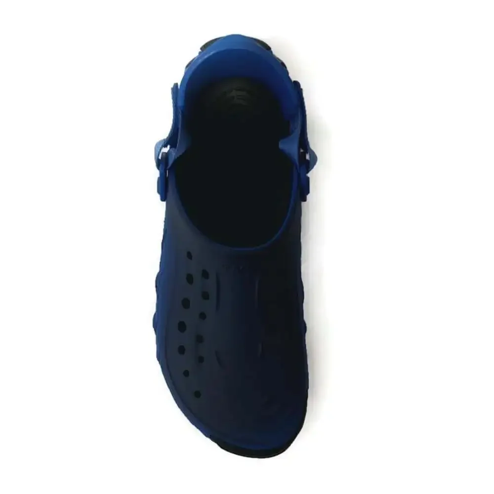Crocs Echo Ro Clog Fade Blue Bolt Mens Size 12 Slip On Rubber Sole Sandals NWT